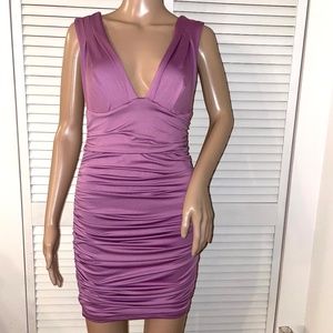 NWOT Women's Sexy Bodycon Sleeveless Ruched Party Mini Cocktail Dress Size Small